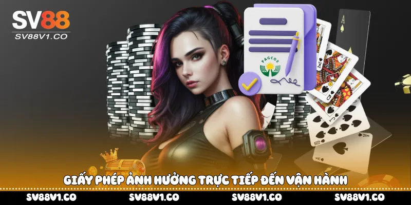 Giấy phép ảnh hưởng trực tiếp đến vận hành 