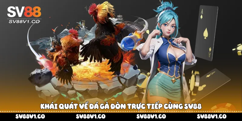 Khái quát về đá gà đòn trực tiếp cùng Sv88